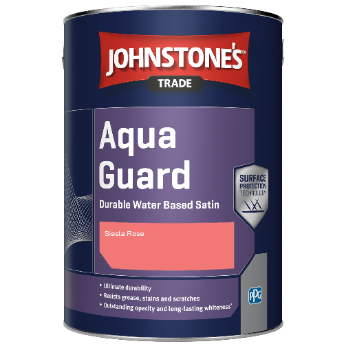 Aqua Guard Durable Water Based Satin - Siesta Rose - 1ltr