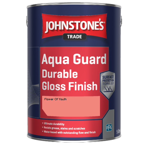 Johnstone's Aqua Guard Durable Gloss Finish - Flower Of Youth - 2.5ltr