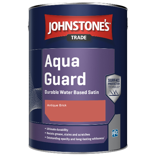 Aqua Guard Durable Water Based Satin - Antique Brick - 5ltr