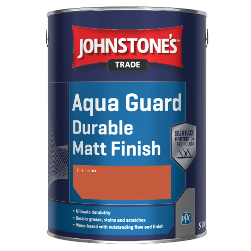 Johnstone's Aqua Guard Durable Matt Finish - Tabasco - 1ltr