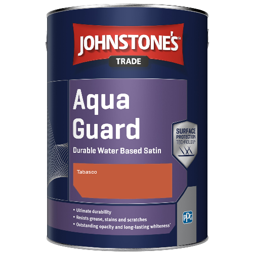 Aqua Guard Durable Water Based Satin - Tabasco - 5ltr