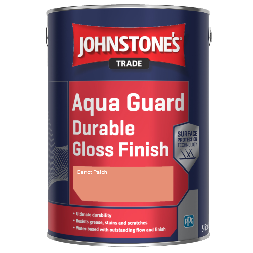 Johnstone's Aqua Guard Durable Gloss Finish - Carrot Patch - 2.5ltr