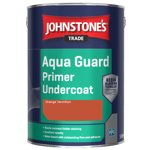 Aqua Guard Primer Undercoat - Orange Vermillion - 2.5ltr