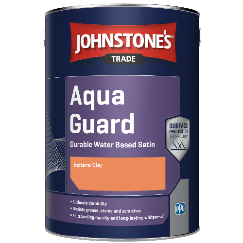 Aqua Guard Durable Water Based Satin - Indiana Clay - 1ltr