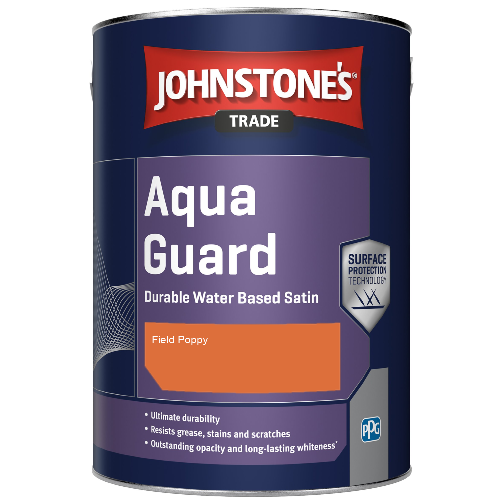 Aqua Guard Durable Water Based Satin - Field Poppy - 1ltr