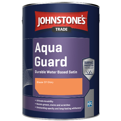 Aqua Guard Durable Water Based Satin - Blaze Of Glory - 1ltr
