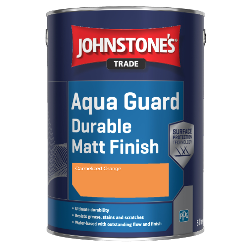 Johnstone's Aqua Guard Durable Matt Finish - Carmelized Orange - 5ltr