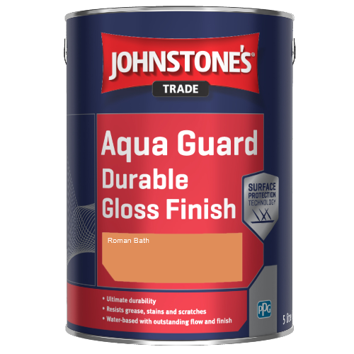Johnstone's Aqua Guard Durable Gloss Finish - Roman Bath - 1ltr