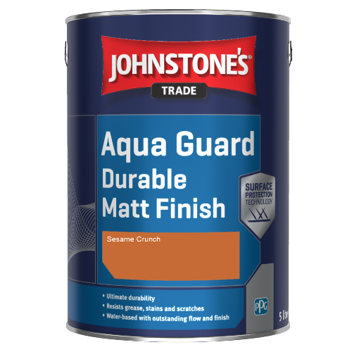 Johnstone's Aqua Guard Durable Matt Finish - Sesame Crunch - 1ltr