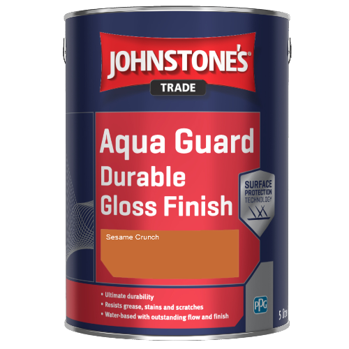 Johnstone's Aqua Guard Durable Gloss Finish - Sesame Crunch - 1ltr