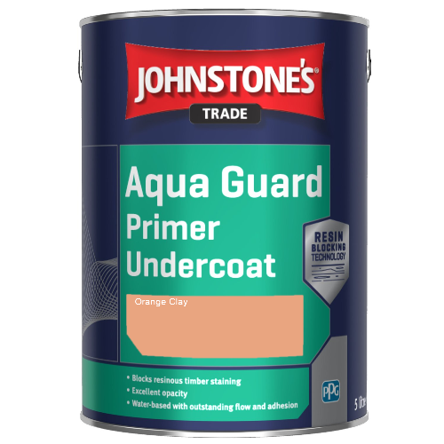 Aqua Guard Primer Undercoat - Orange Clay - 5ltr