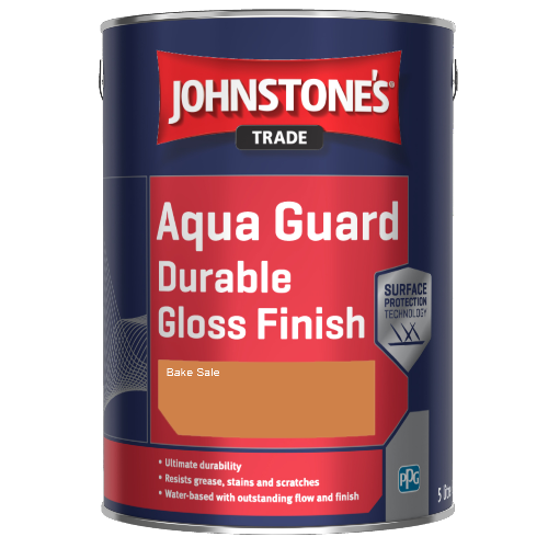 Johnstone's Aqua Guard Durable Gloss Finish - Bake Sale - 1ltr