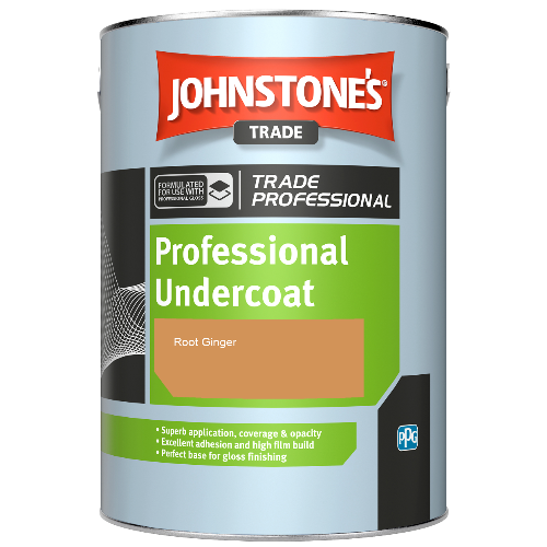 Johnstone's Professional Undercoat spirit based paint - Root Ginger - 1ltr