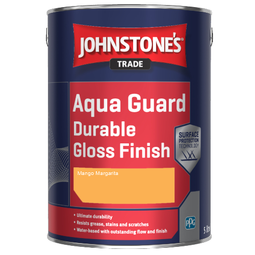 Johnstone's Aqua Guard Durable Gloss Finish - Mango Margarita - 1ltr