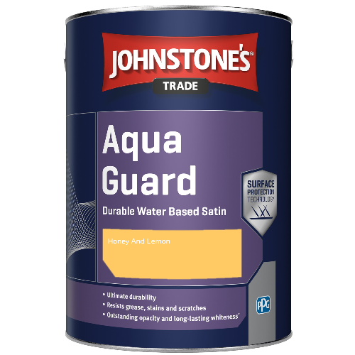 Aqua Guard Durable Water Based Satin - Honey And Lemon - 1ltr