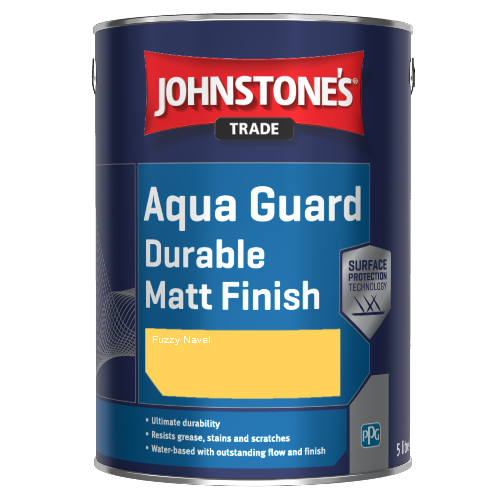 Johnstone's Aqua Guard Durable Matt Finish - Fuzzy Navel - 1ltr