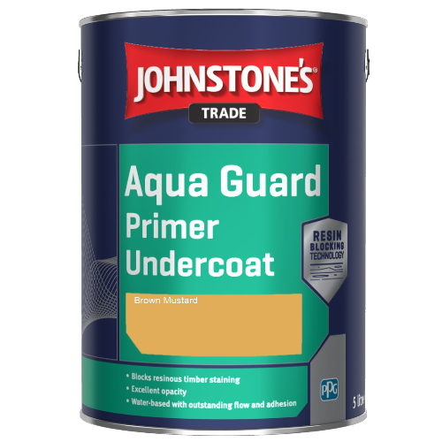 Aqua Guard Primer Undercoat - Brown Mustard - 1ltr