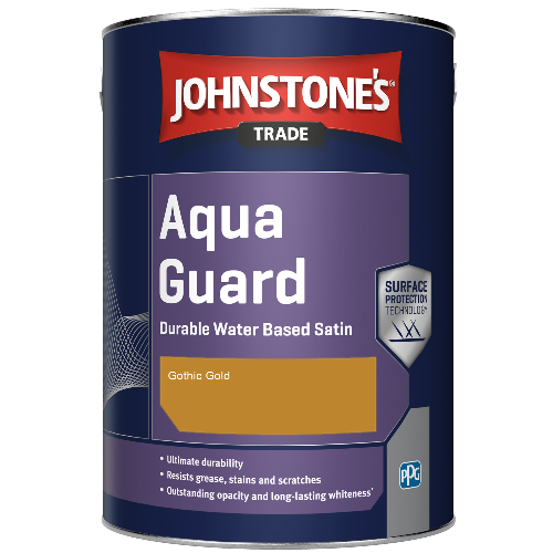 Aqua Guard Durable Water Based Satin - Gothic Gold - 1ltr
