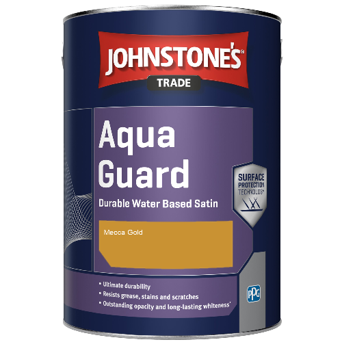 Aqua Guard Durable Water Based Satin - Mecca Gold - 1ltr