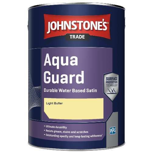 Aqua Guard Durable Water Based Satin - Light Butter - 1ltr