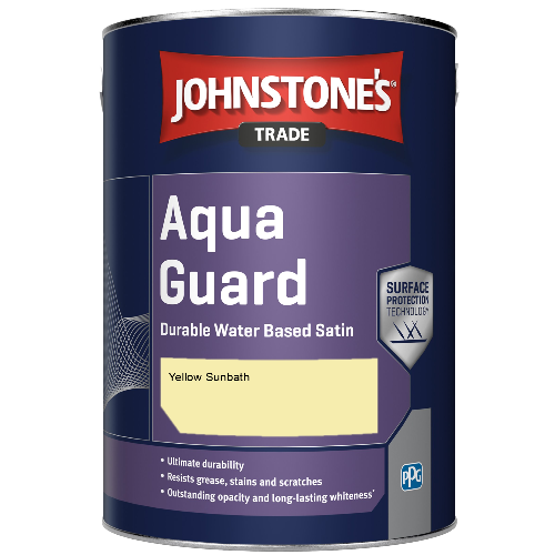 Aqua Guard Durable Water Based Satin - Yellow Sunbath - 1ltr