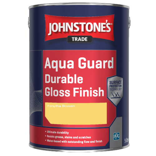 Johnstone's Aqua Guard Durable Gloss Finish - Forsythia Blossom - 1ltr