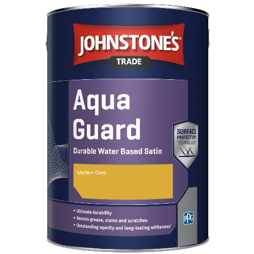 Aqua Guard Durable Water Based Satin - Molten Gold - 5ltr