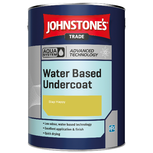 Johnstone's Aqua Water Based Undercoat paint - Slap Happy - 2.5ltr