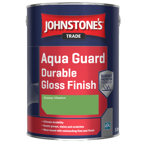 Johnstone's Aqua Guard Durable Gloss Finish - Grassy Meadow - 1ltr
