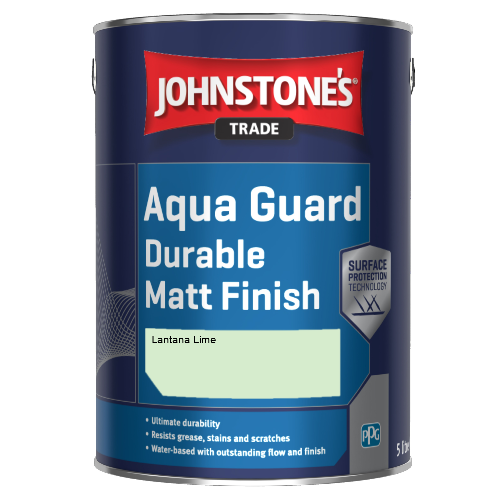 Johnstone's Aqua Guard Durable Matt Finish - Lantana Lime - 1ltr