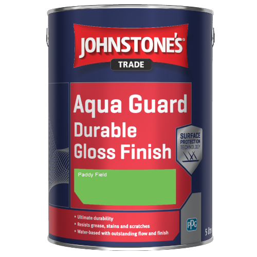 Johnstone's Aqua Guard Durable Gloss Finish - Paddy Field - 1ltr