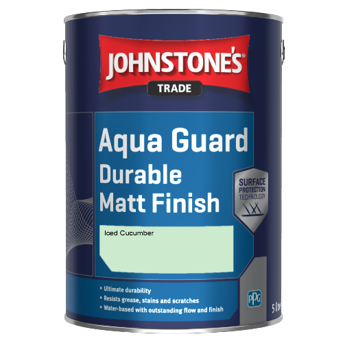 Johnstone's Aqua Guard Durable Matt Finish - Iced Cucumber - 2.5ltr
