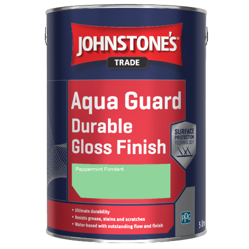 Johnstone's Aqua Guard Durable Gloss Finish - Peppermint Fondent - 1ltr