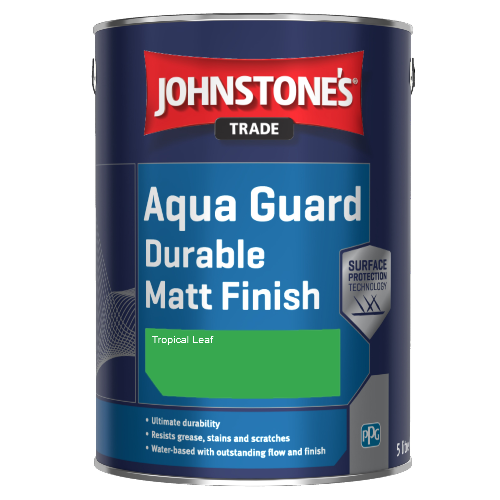 Johnstone's Aqua Guard Durable Matt Finish - Tropical Leaf - 1ltr