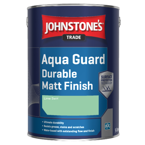 Johnstone's Aqua Guard Durable Matt Finish - Lime Swirl - 1ltr
