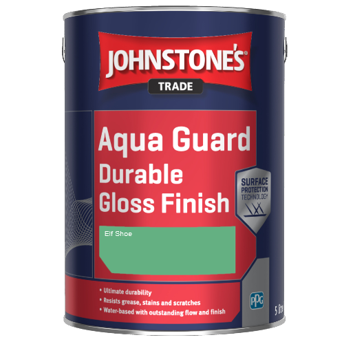 Johnstone's Aqua Guard Durable Gloss Finish - Elf Shoe - 1ltr
