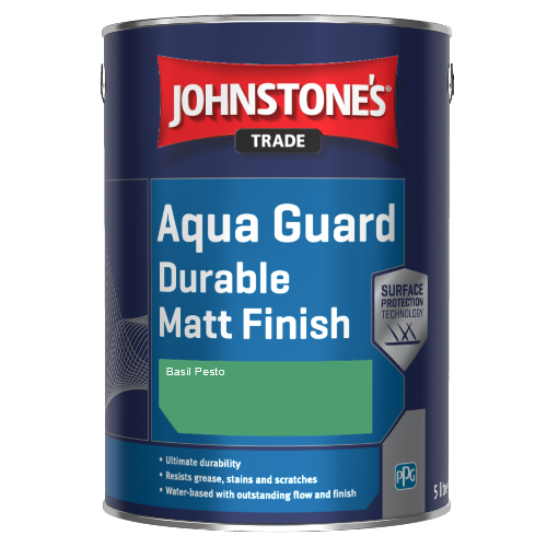 Johnstone's Aqua Guard Durable Matt Finish - Basil Pesto - 1ltr