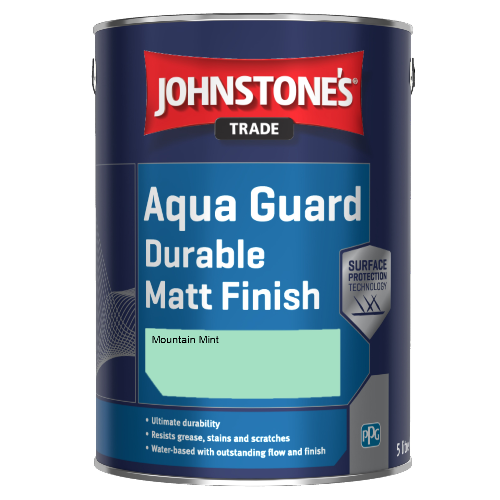 Johnstone's Aqua Guard Durable Matt Finish - Mountain Mint - 1ltr