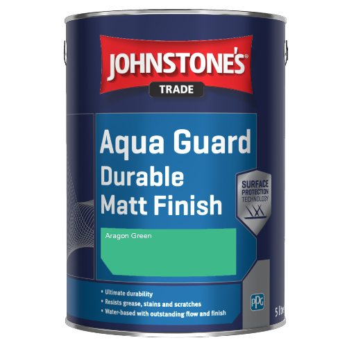 Johnstone's Aqua Guard Durable Matt Finish - Aragon Green - 1ltr