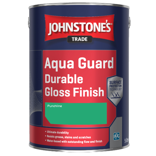 Johnstone's Aqua Guard Durable Gloss Finish - Punchline - 1ltr