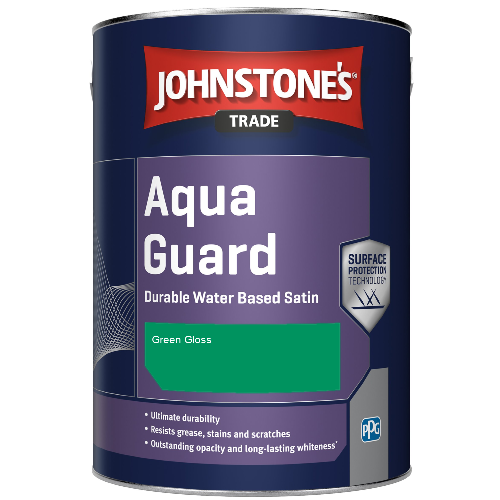 Aqua Guard Durable Water Based Satin - Green Gloss - 1ltr