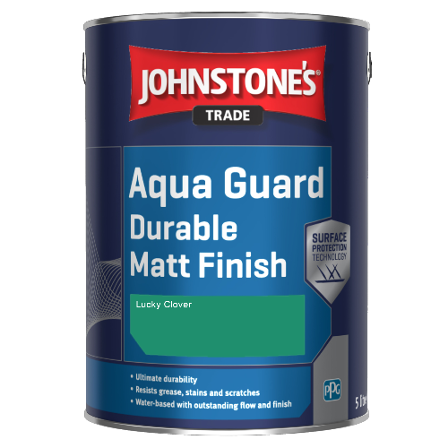 Johnstone's Aqua Guard Durable Matt Finish - Lucky Clover - 1ltr