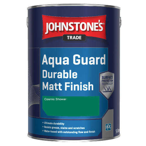 Johnstone's Aqua Guard Durable Matt Finish - Cosmic Shower - 2.5ltr