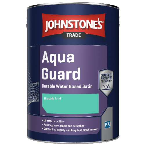 Aqua Guard Durable Water Based Satin - Electric Mint - 1ltr