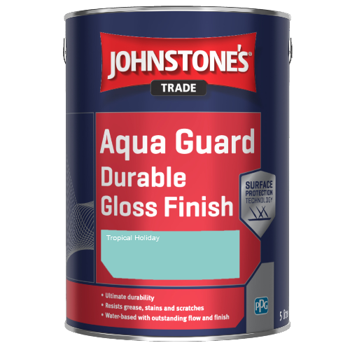 Johnstone's Aqua Guard Durable Gloss Finish - Tropical Holiday - 5ltr