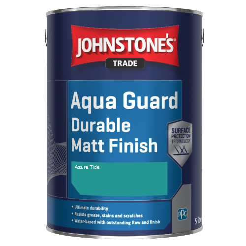 Johnstone's Aqua Guard Durable Matt Finish - Azure Tide - 1ltr