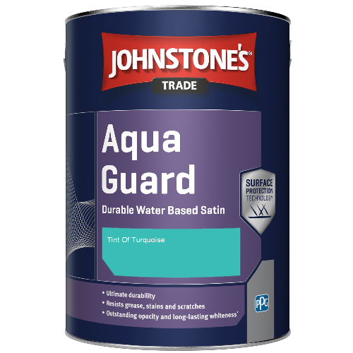 Aqua Guard Durable Water Based Satin - Tint Of Turquoise - 1ltr