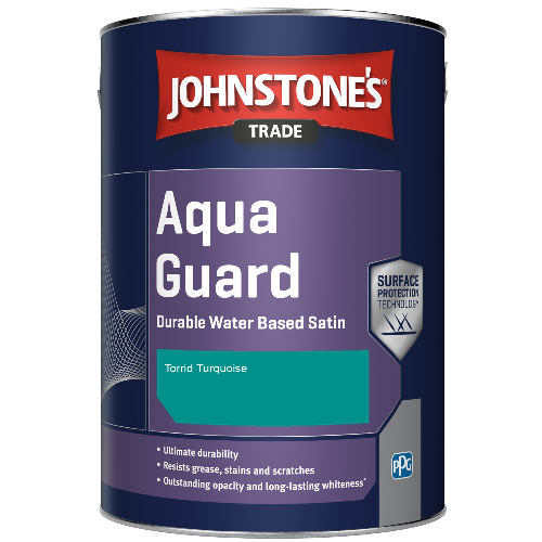 Aqua Guard Durable Water Based Satin - Torrid Turquoise - 5ltr