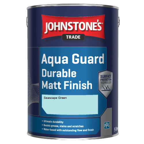 Johnstone's Aqua Guard Durable Matt Finish - Seascape Green - 1ltr