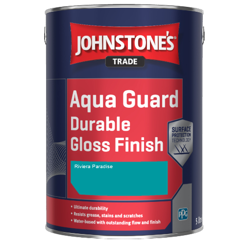 Johnstone's Aqua Guard Durable Gloss Finish - Riviera Paradise - 5ltr